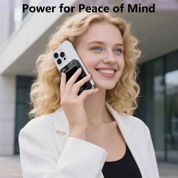 T431 Ultra Thin Magsafe Wireless Charging Power Bank 22.5W - Picture 2 of 4